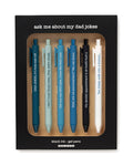 Snifty, Gel Pens, Dad Jokes Set Of 6