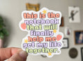 Thanks, Capitalism! - This is the Notebook sticker