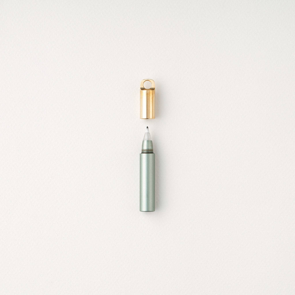 Tom's Studio - The Field Mouse – refillable travel pen: Brass