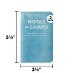 Field Notes - Paletas 3-Packs: Paletas 3-Pack B: Yellow - Garnet - Pink