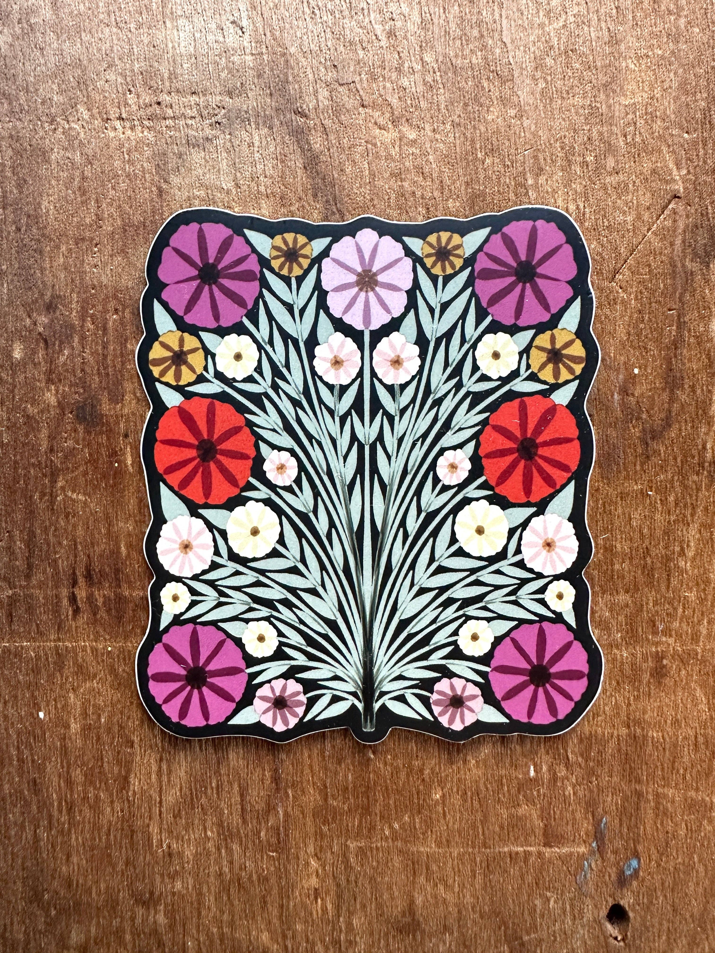 Katharine Watson - Floral Vinyl Sticker