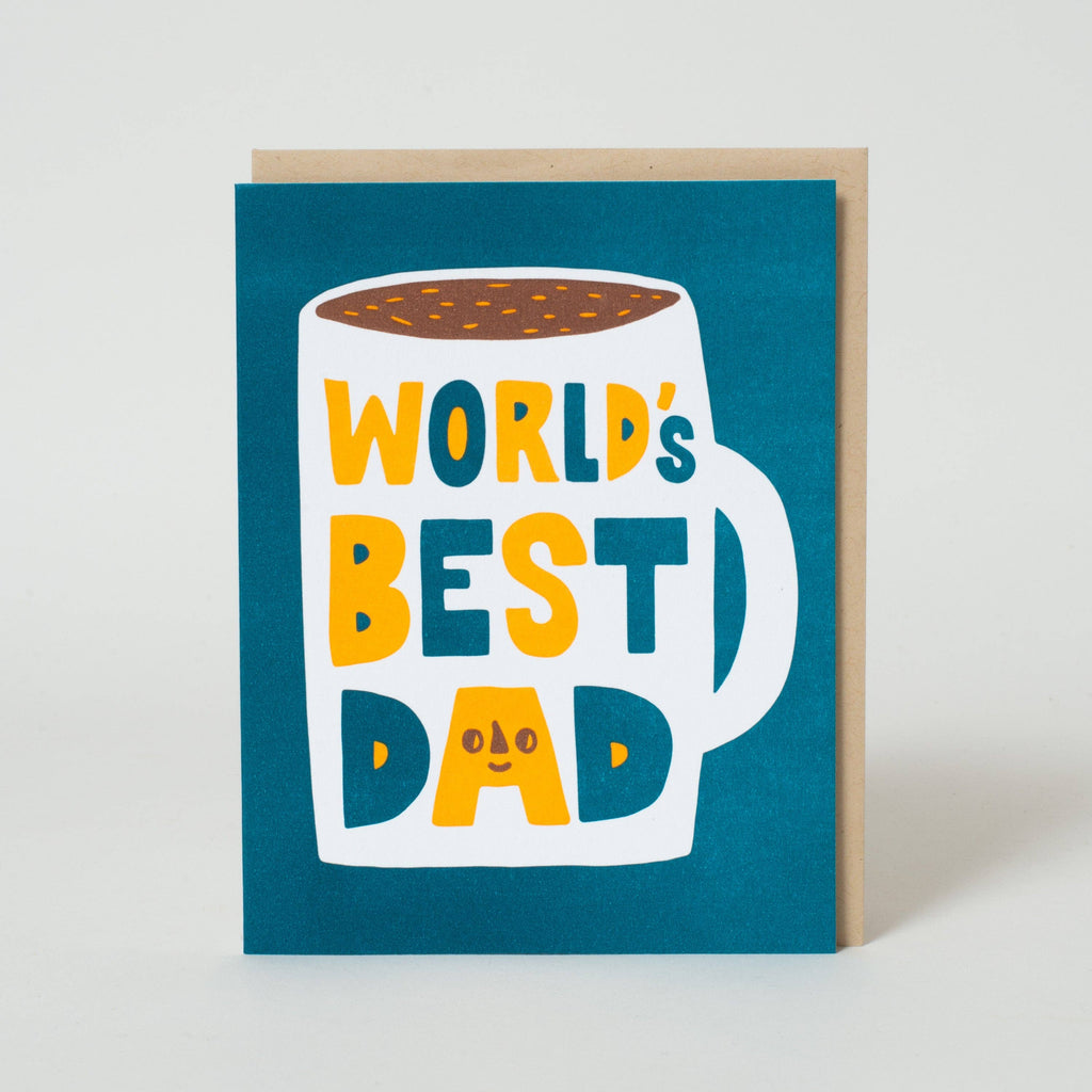 Egg Press Manufacturing - Best Dad Ever Mug Greeting Card