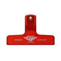 Penco - Clampy Plastic Clip: Clear Red