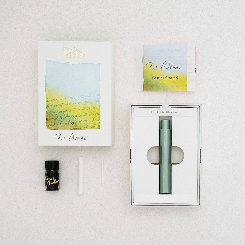 Tom's Studio - The Wren - Refillable Writing Pen: Iris