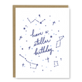 Kindred Letterpress - Stellar Birthday Card