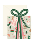 Ginger P. Designs - Christmas Morning Gift die-cut Greeting Card