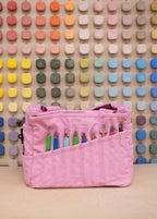 Soolla - Soolla Studio Artist Bag, Flamingo, Stationery Project Bag