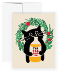 All Very Goods - Holiday Card - Egg Nog Cat