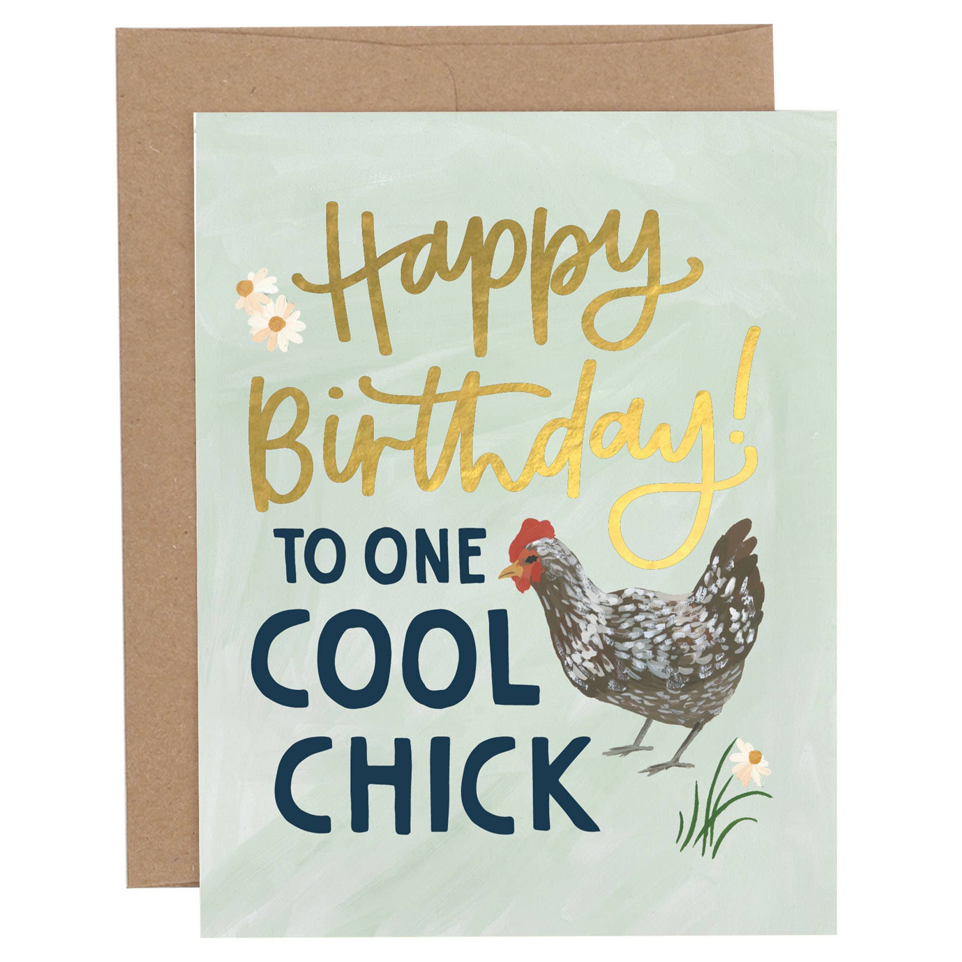 1canoe2  - Happy Birthday To One Cool Chick Birthday Greeting Card