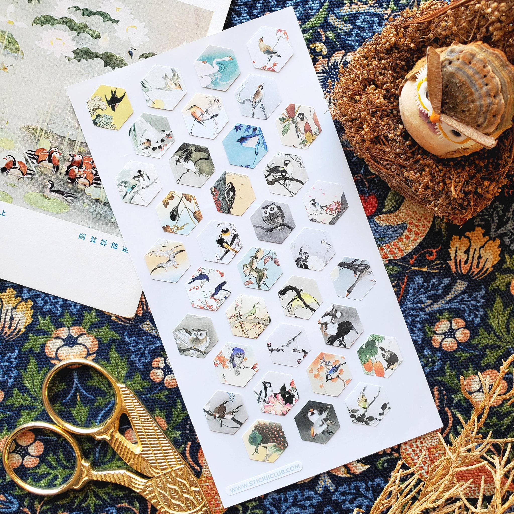 STICKII - Bird Print Beauties Sticker Sheet