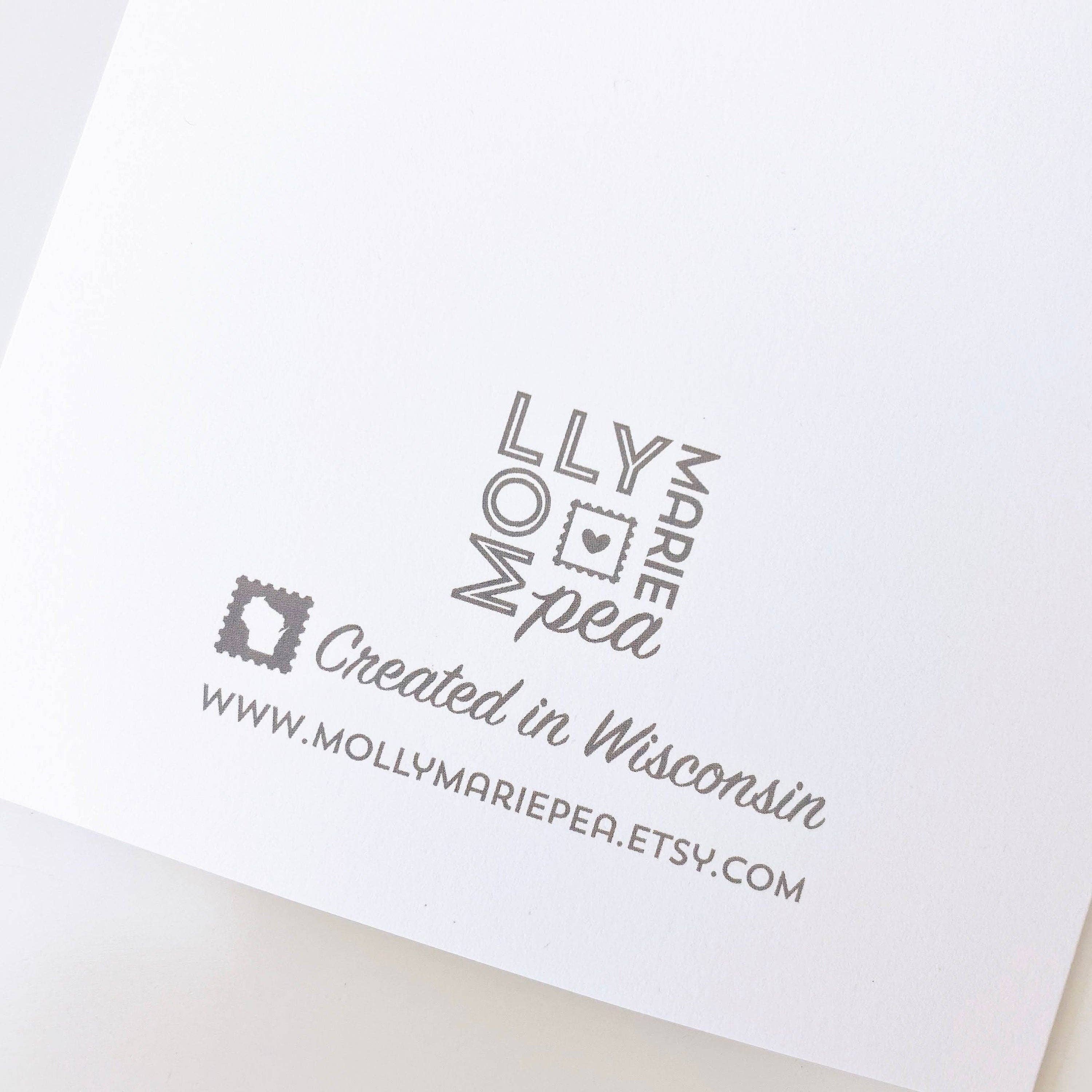 Molly Marie Pea - Bunch of Balloons Birthday Card