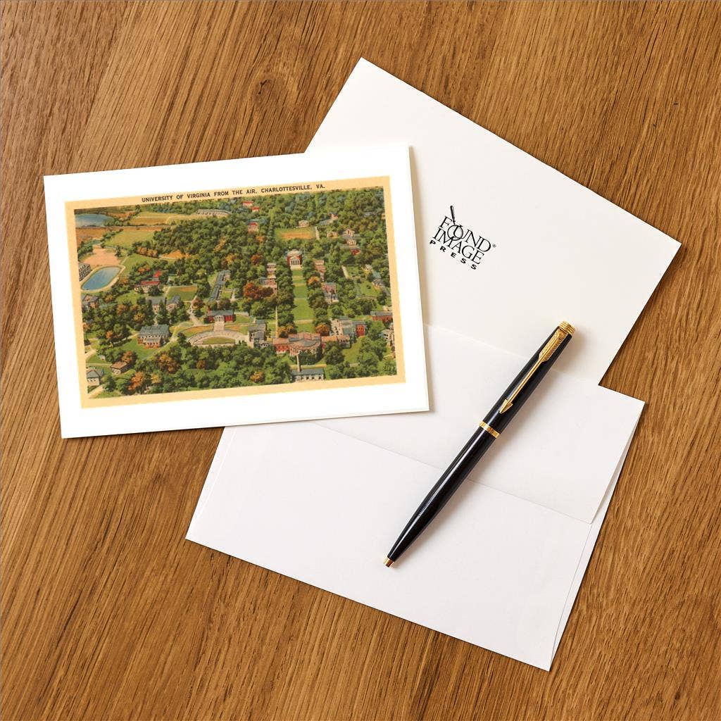 Found Image Press - Greeting Card VA-54 University of Virginia, Charlottesville