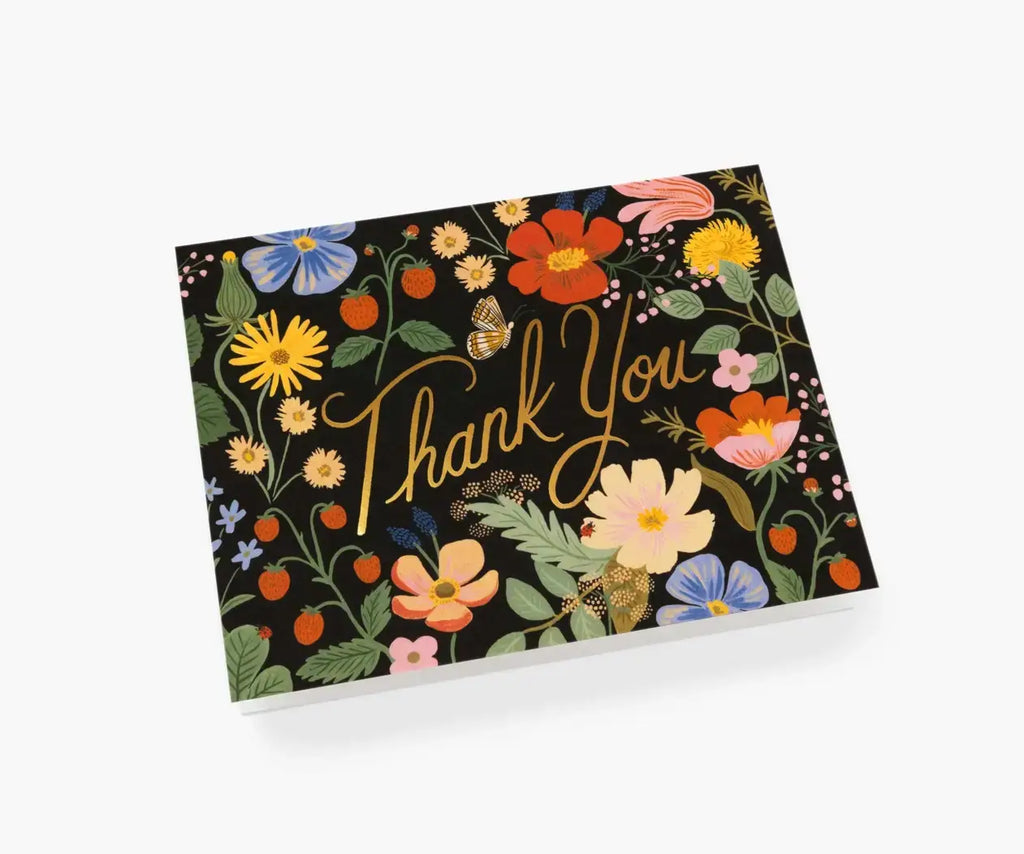 Rifle Paper Co. - Boxed Set of Strawberry Fields Thank You Cards