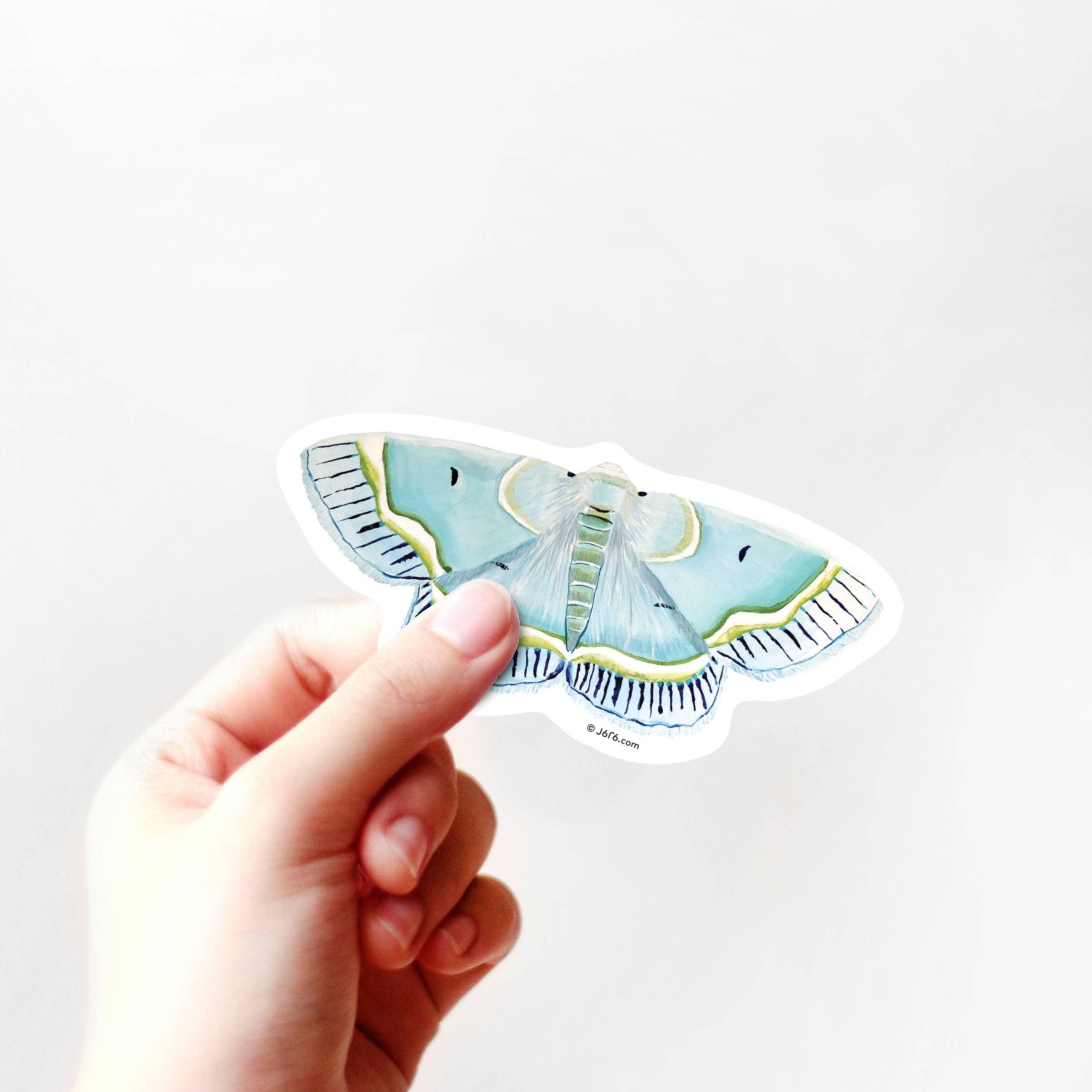J6R6 - Moth 2 Vinyl Sticker