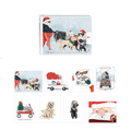 Ramus & Co. - Santa & Dogs (Set of 8)