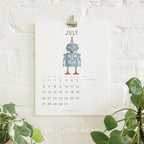 Yeesan Loh - 2026 Calendars: Robots: MON-SUN / Standard/Classic