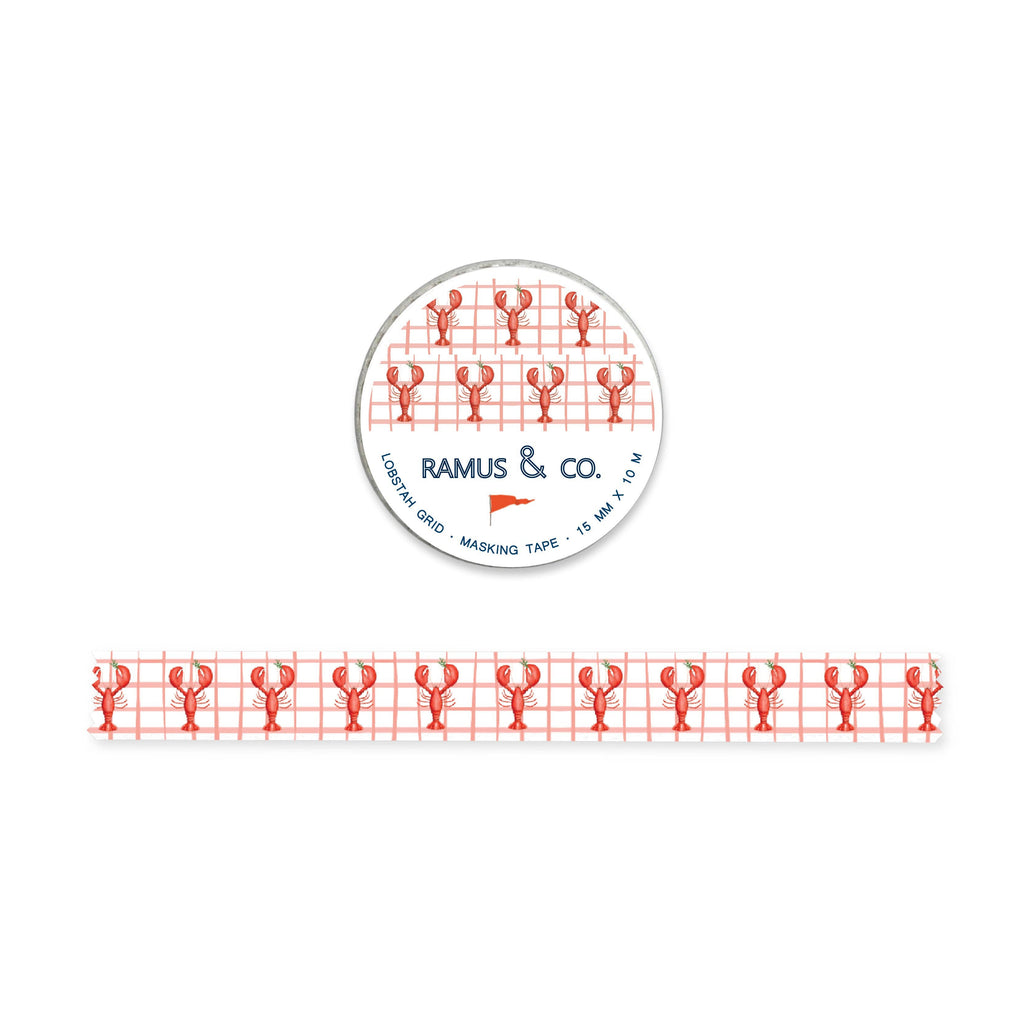 Ramus & Co. - Lobster Grid Masking Tape