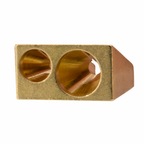 DUX, Brass Wedge Double Pencil Sharpener