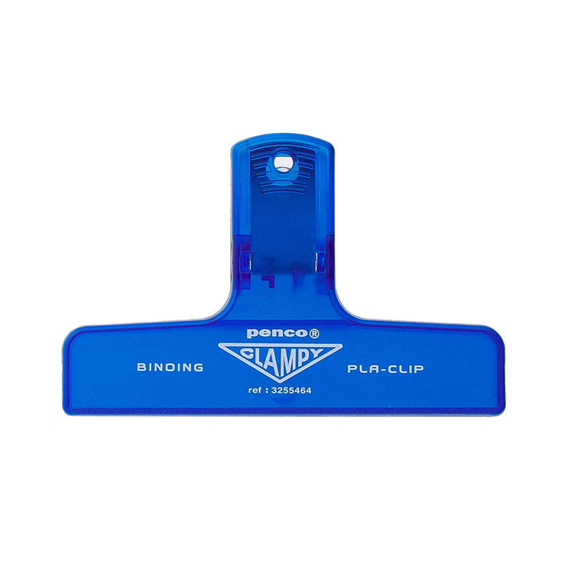 Penco, Clampy Plastic Clip - Clear Blue