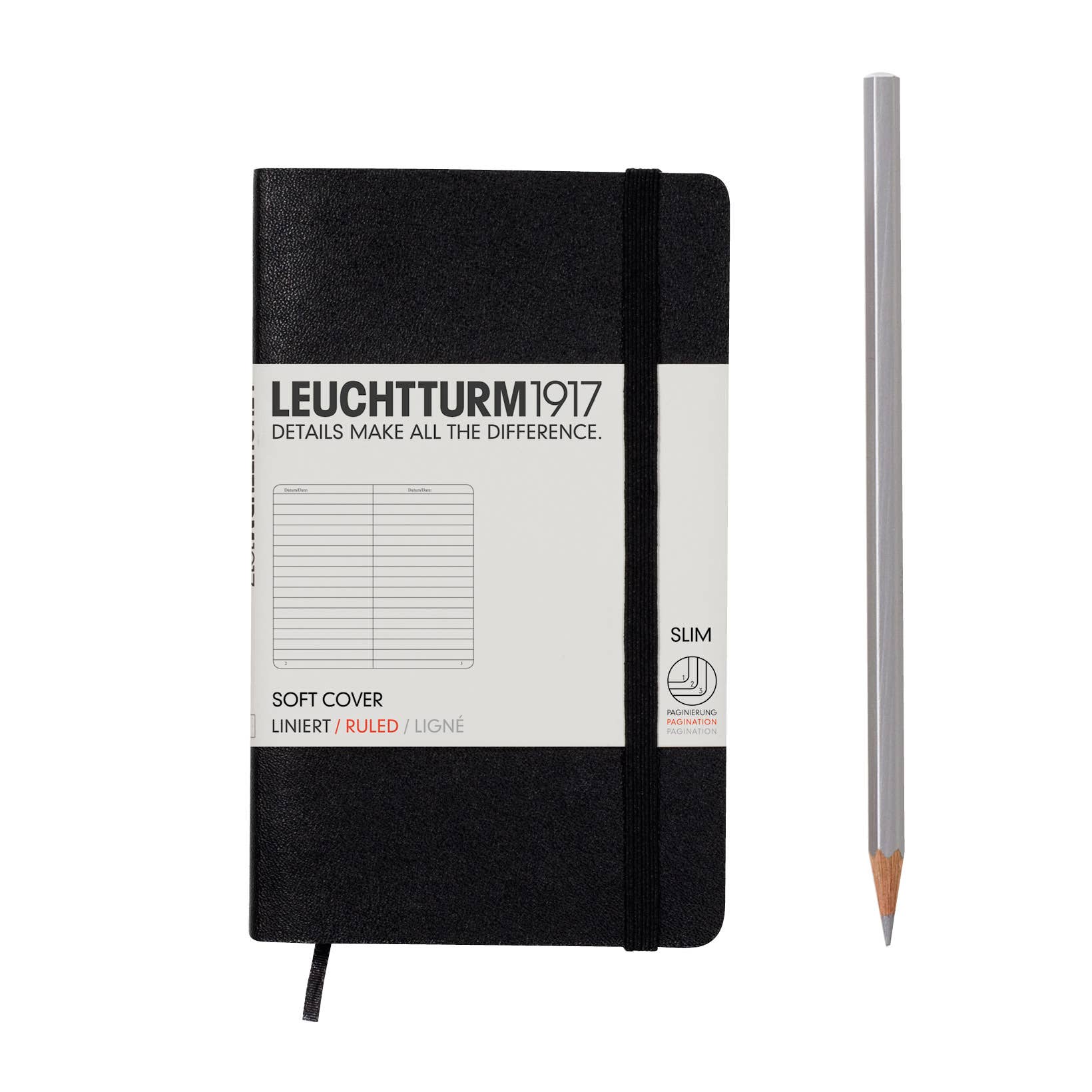 LEUCHTTURM1917 - Notebooks - Pocket (A6): Sage / Hardcover / Squared