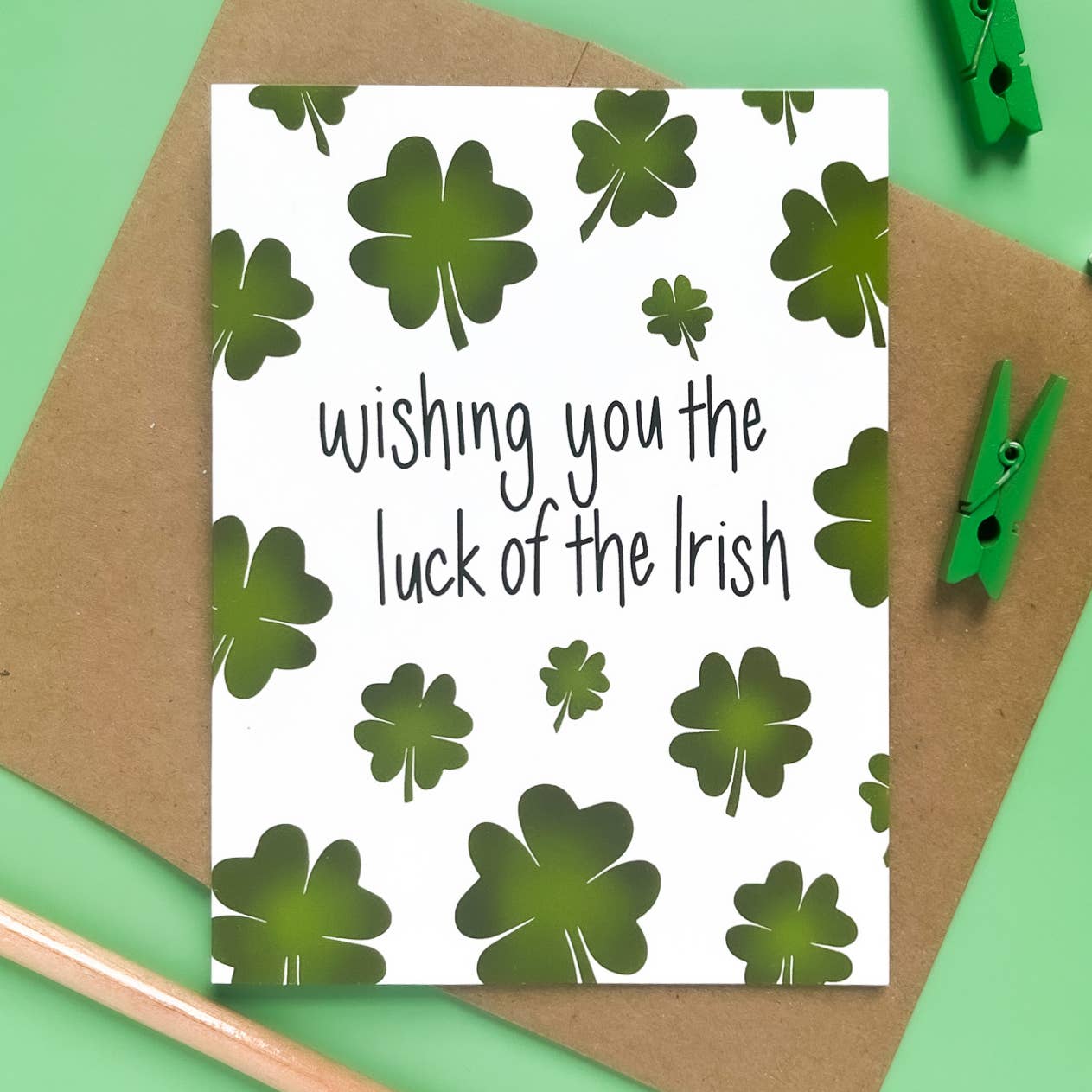 Morgan Swank Studio - Irish Luck St. Patty's Day Card