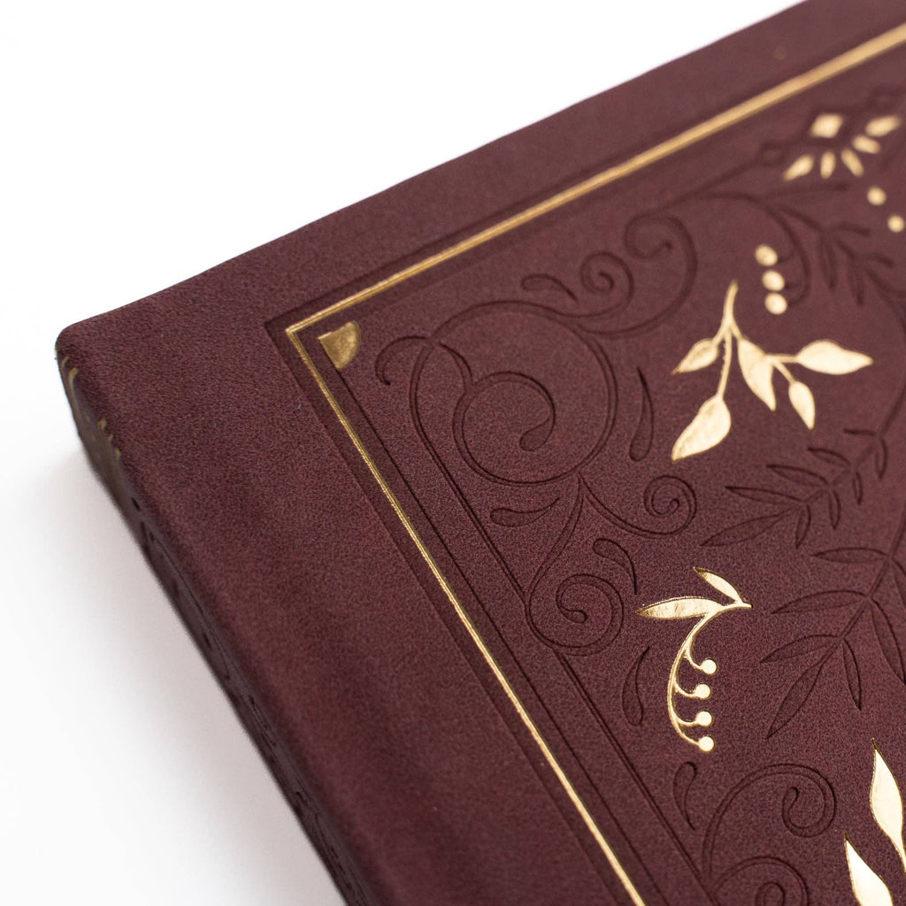 Archer and Olive - Storybook in Plum Notebook: Dot Grid / A5