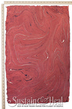 Sustain & Heal - Brick Red Marble Sheet #24