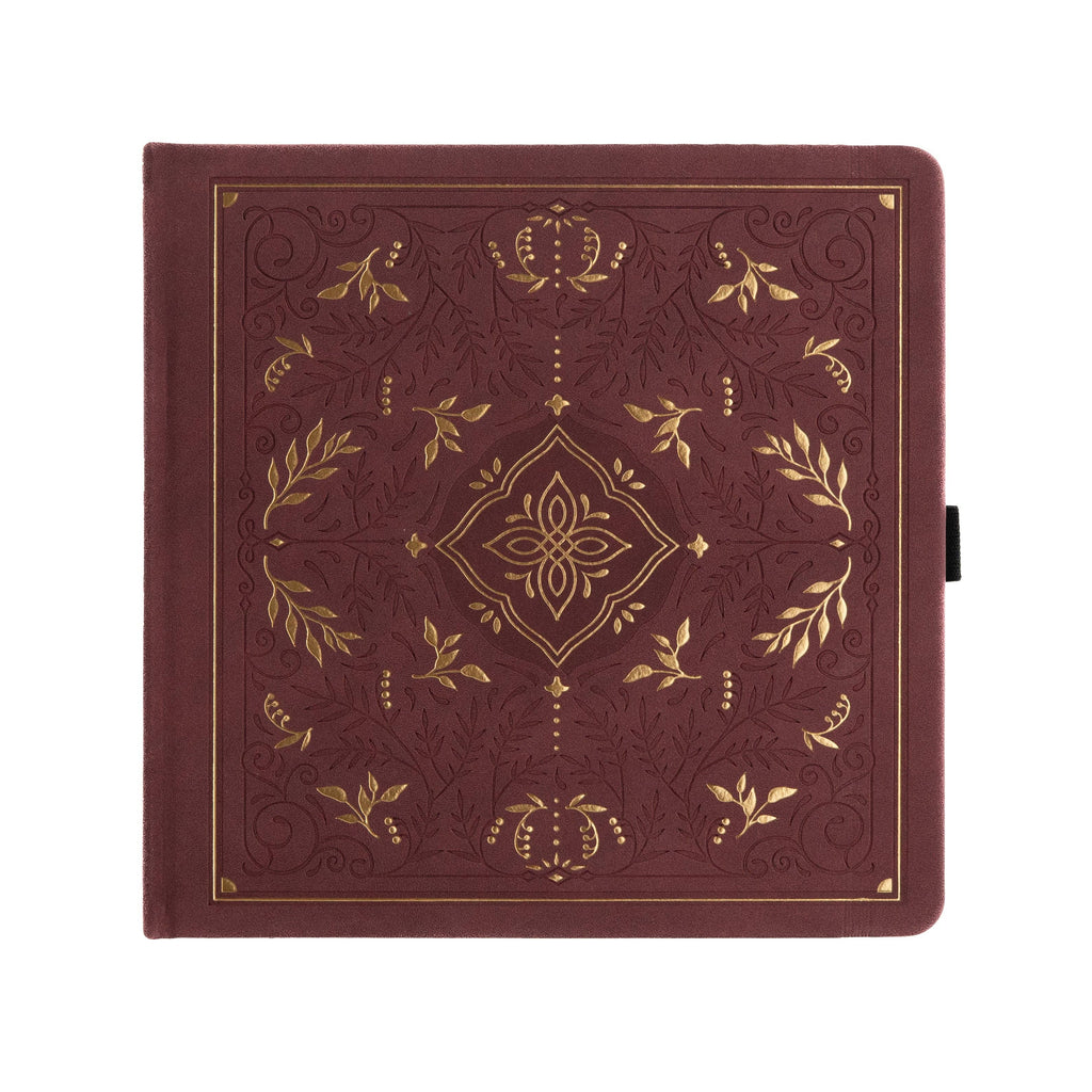 Archer and Olive - Storybook in Plum Notebook: Dot Grid / A5