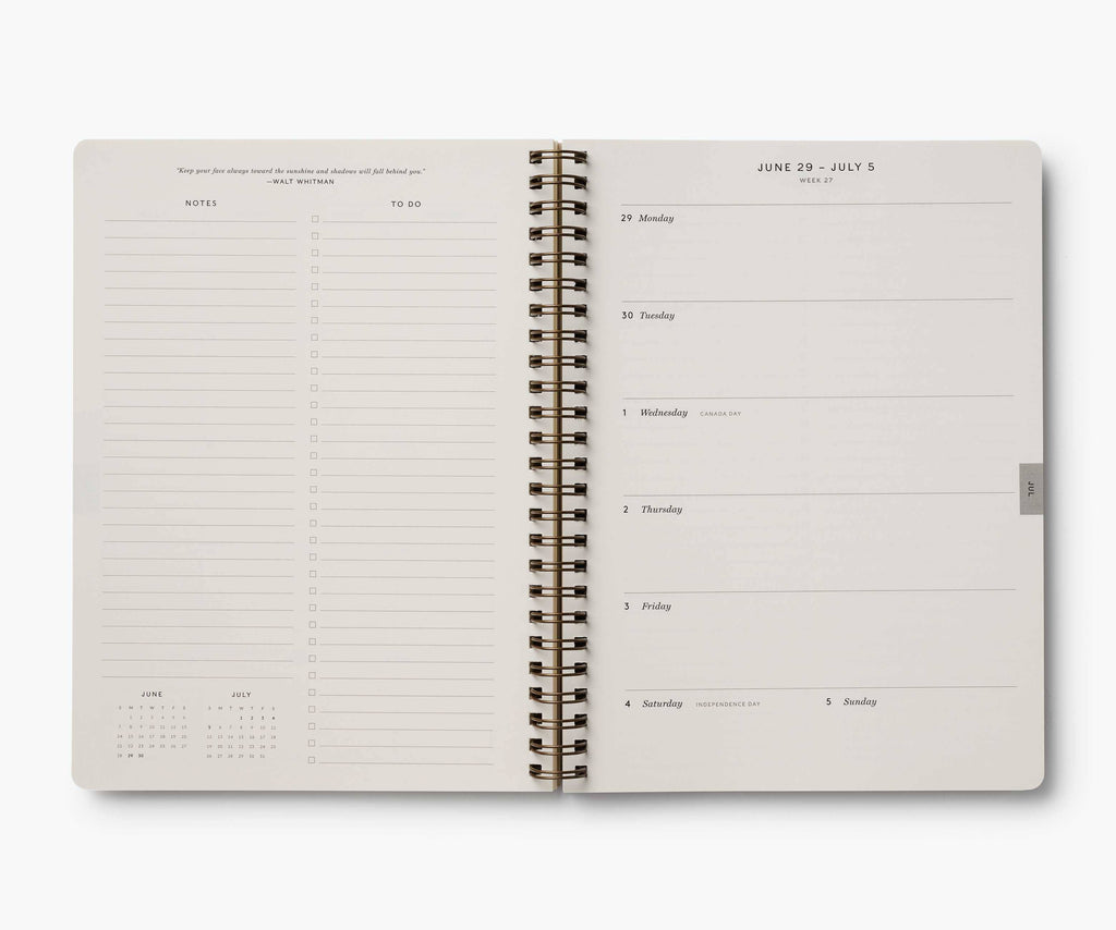 Rifle Paper Co. - 2026 Dahlia 12-Month Softcover Spiral Planner