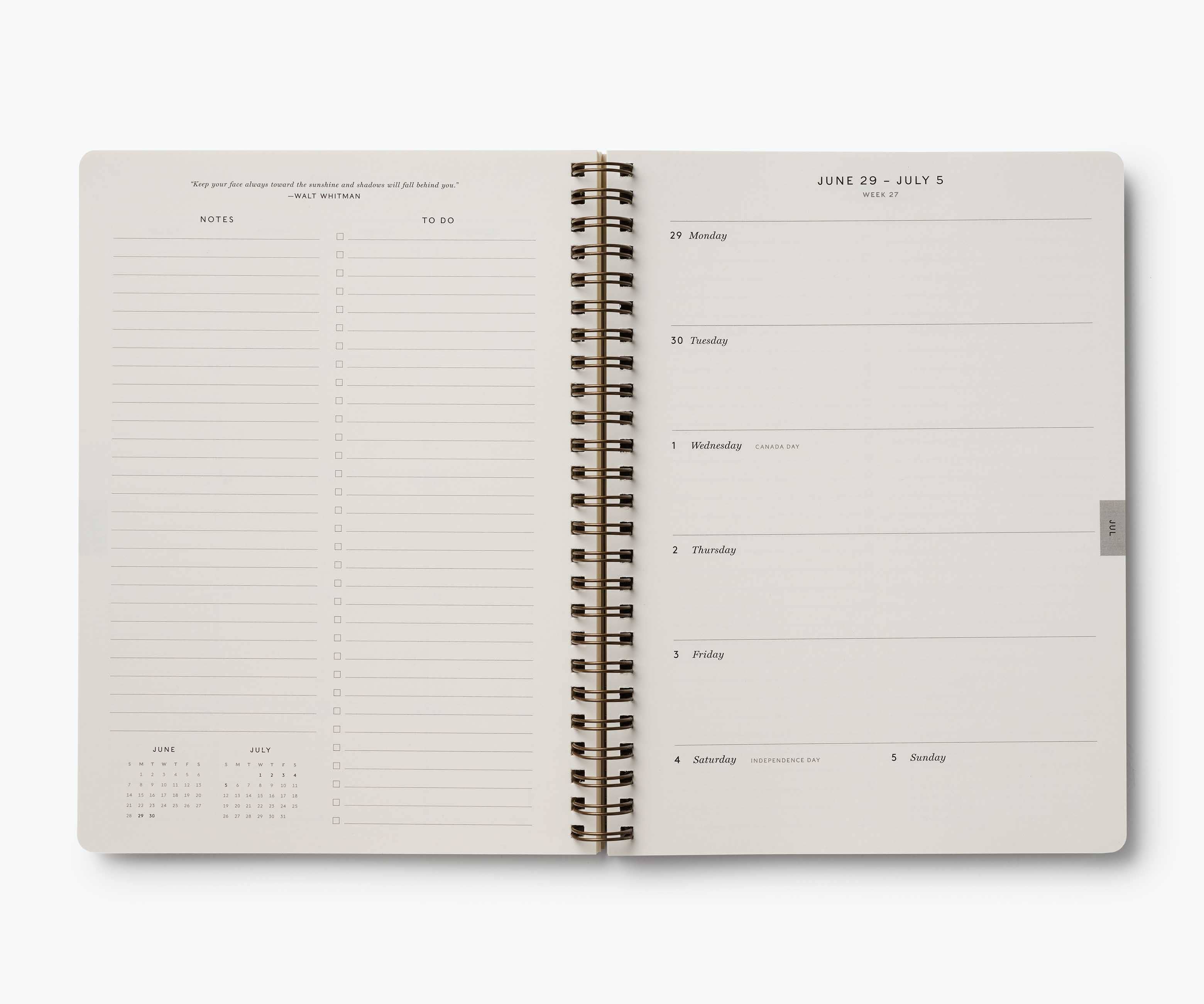 Rifle Paper Co. - 2026 Dahlia 12-Month Softcover Spiral Planner