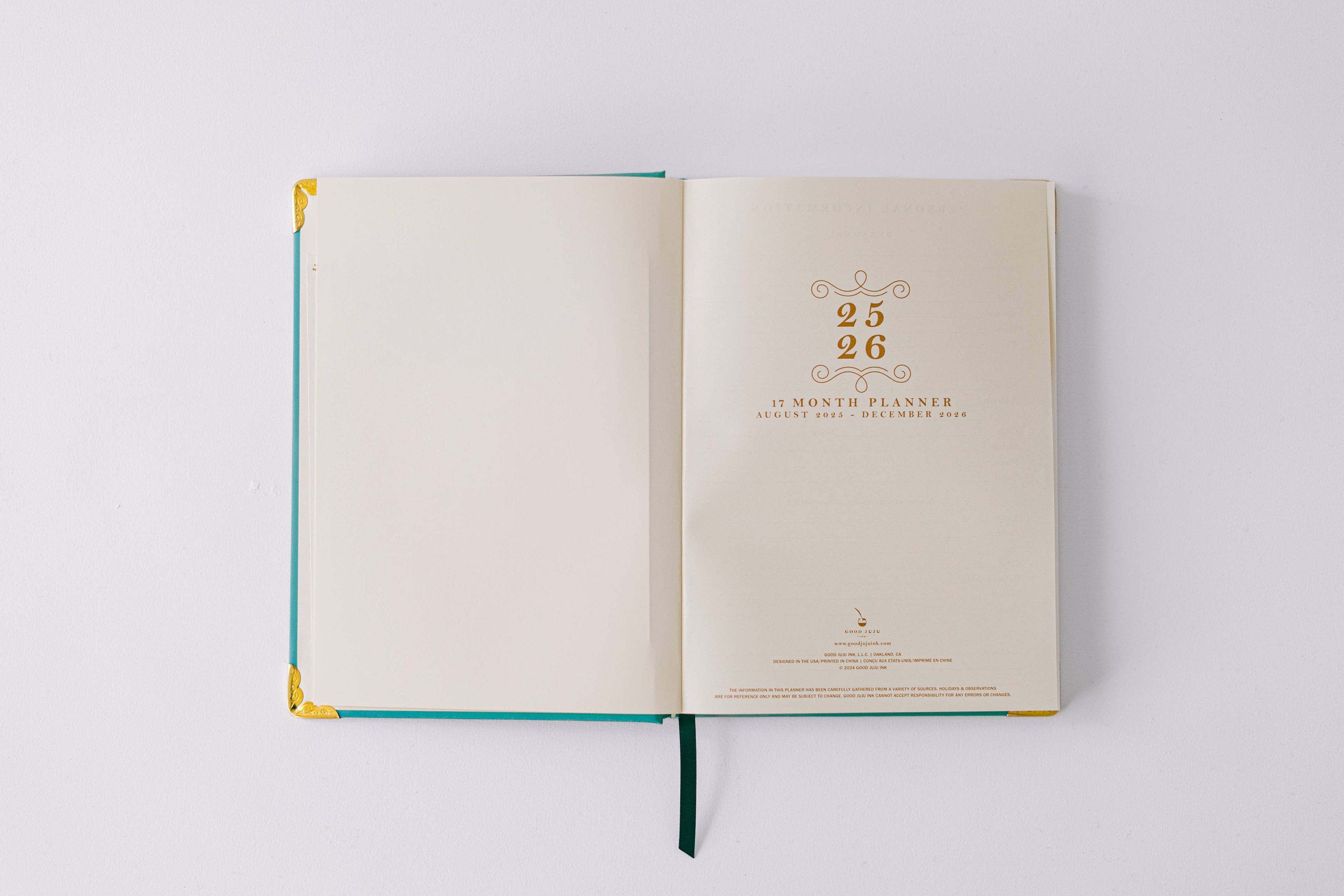 Good Juju Ink - 2026 Painted Frame 17-Month Medium Bound Planner