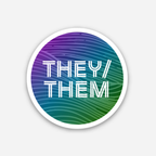 Discovery Stickers - They/Them Sticker