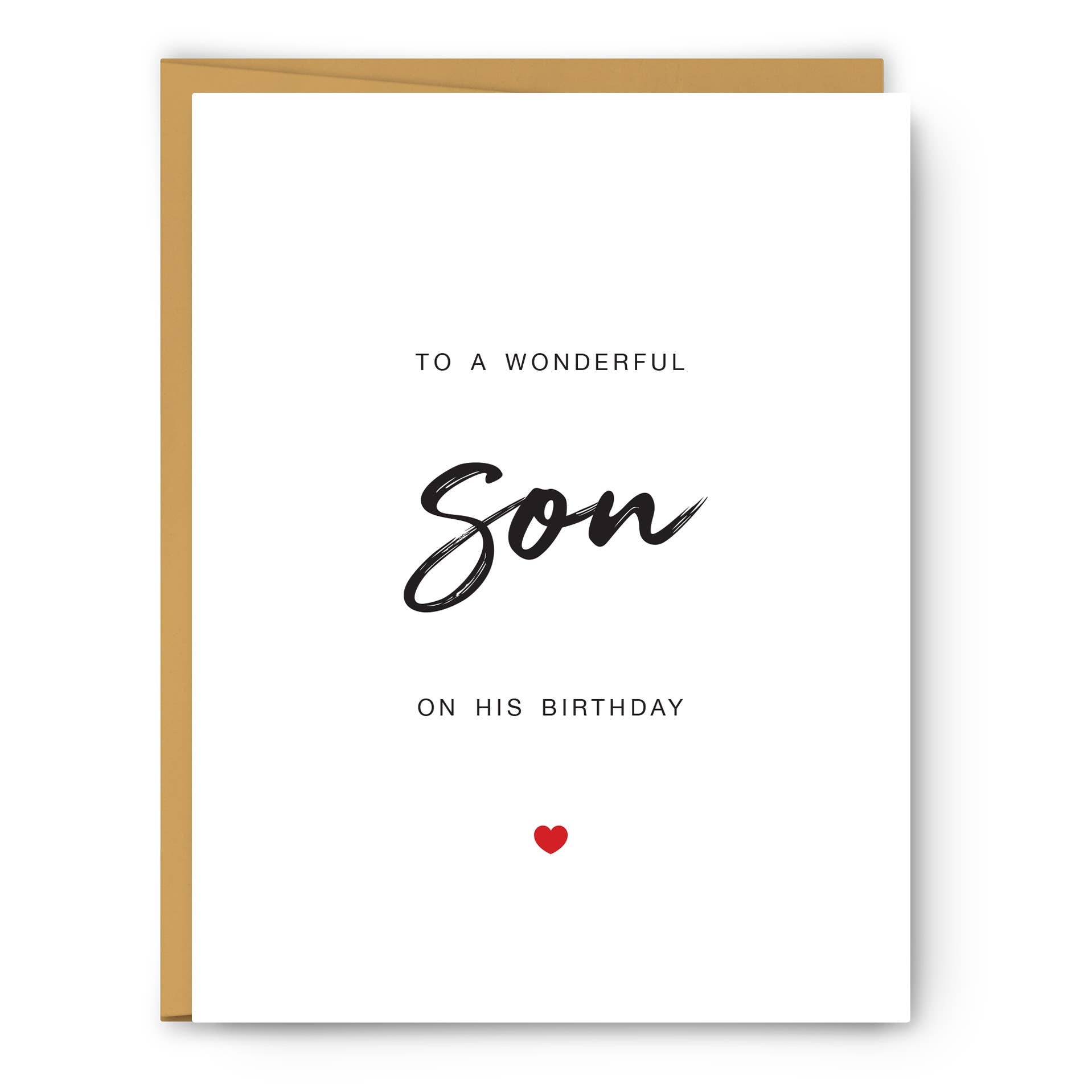 Footnotes - To a Wonderful Son on his Birthday - Birthday Card