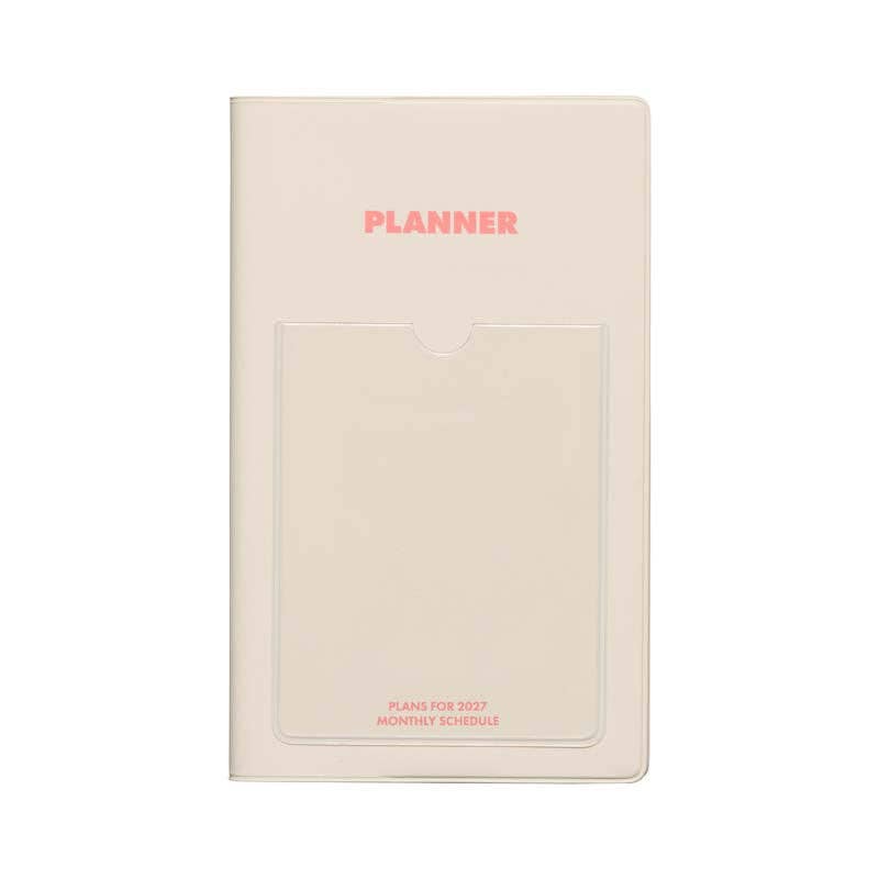 Hightide USA - 2027 Monthly Diary Shine B6 Slim (NQ4): Pink