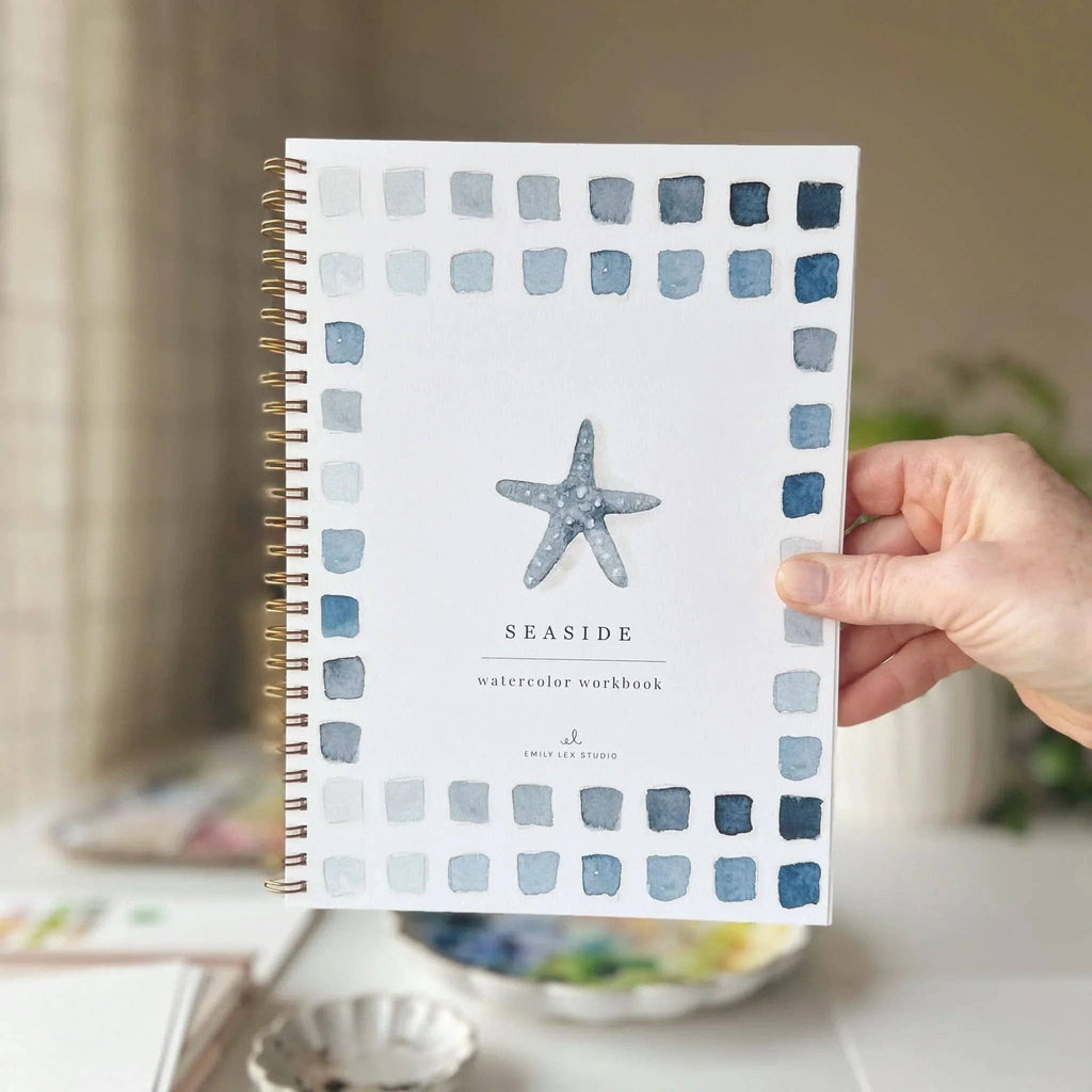 emily lex studio - Seaside watercolor workbook