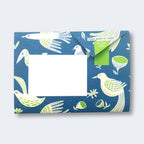 pigeonposted - Fig & Feather Pigeon, Folding Letter Set – Pack of 6 Letters