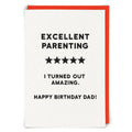 Redback Cards - 5 Star Dad Birthday Card