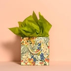Red Cap Cards - Chartreuse tissue paper