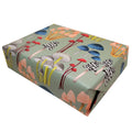 beve! - Mushroom on Soft Green Gift Wrapping Sheets: Flat Sheets
