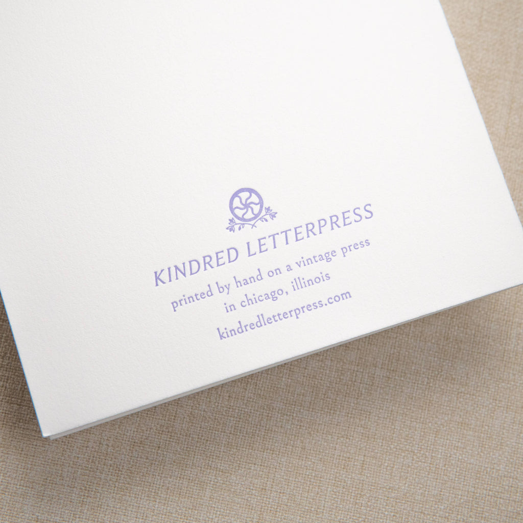 Kindred Letterpress - Birthday Cake Card