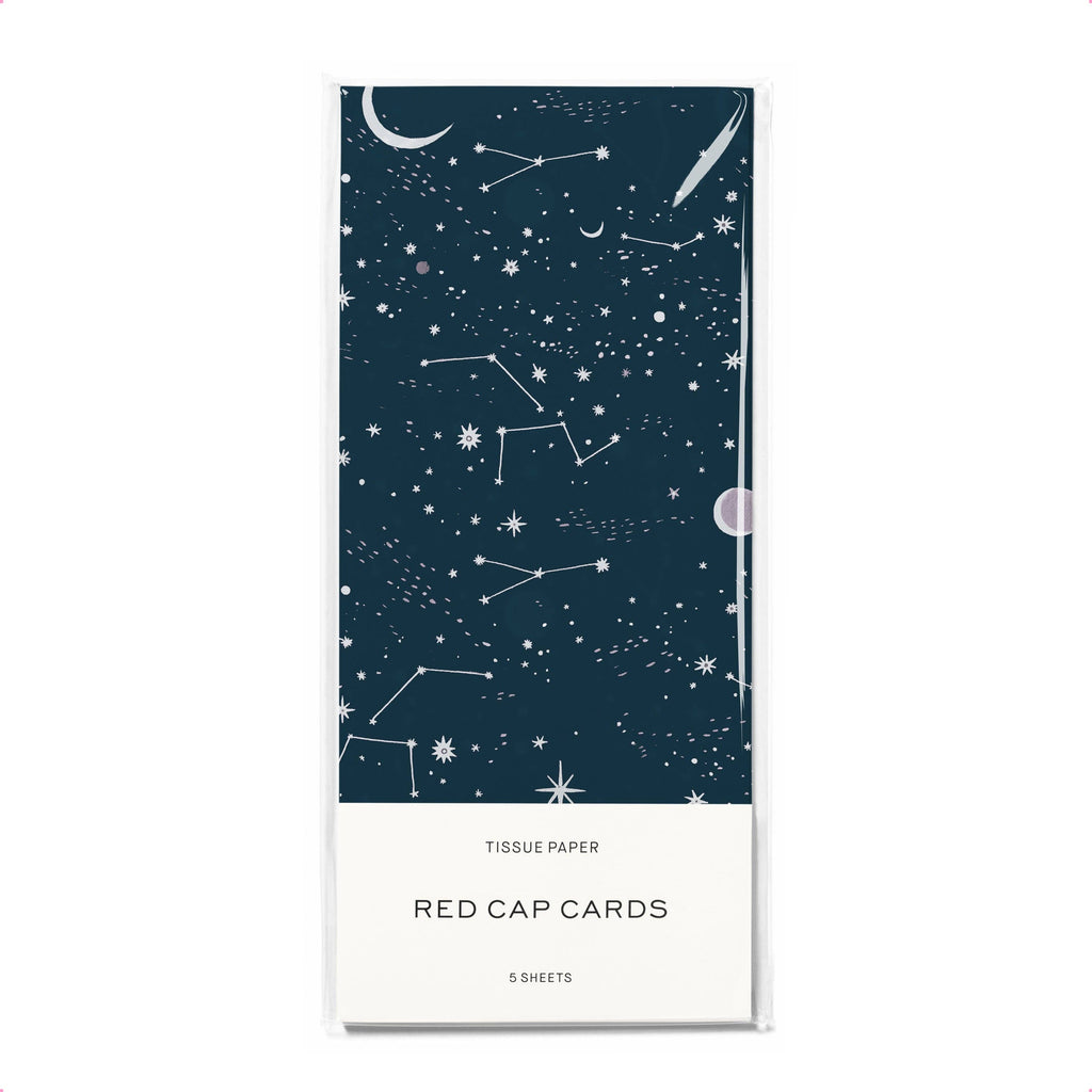 Red Cap Cards - Moon and Stars Tissue Paper