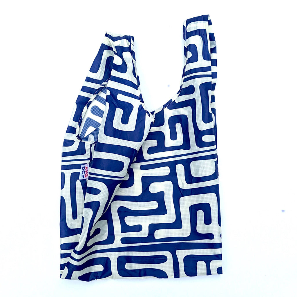 All Very Goods - Reusable Grocery Bag - Kuba Cloth (Indigo)