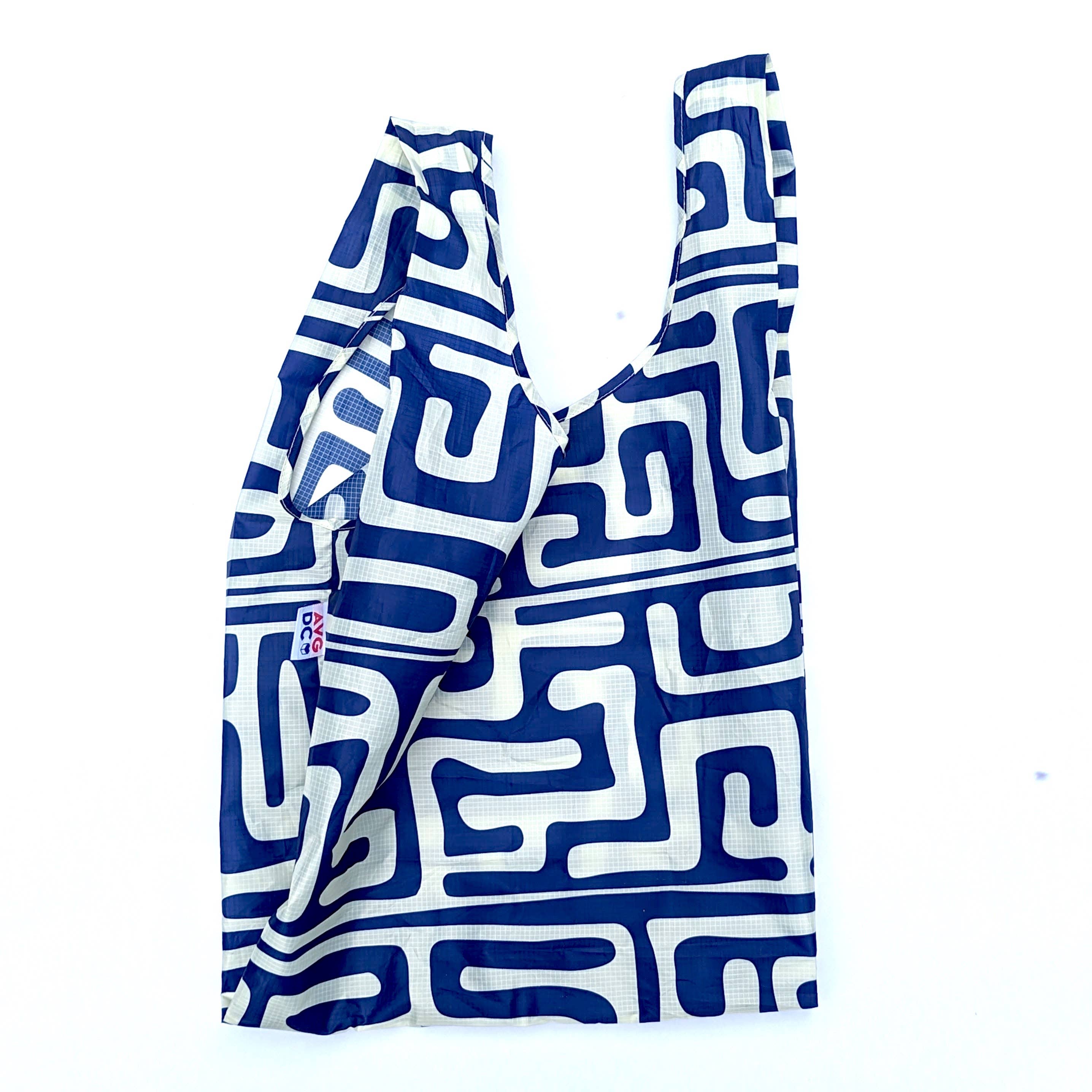 All Very Goods - Reusable Grocery Bag - Kuba Cloth (Indigo)