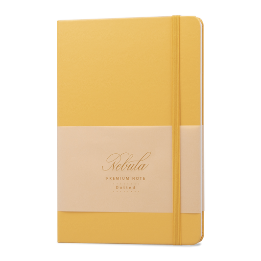 Colorverse Nebula A5 Premium Note - Cozy Yellow Dotted