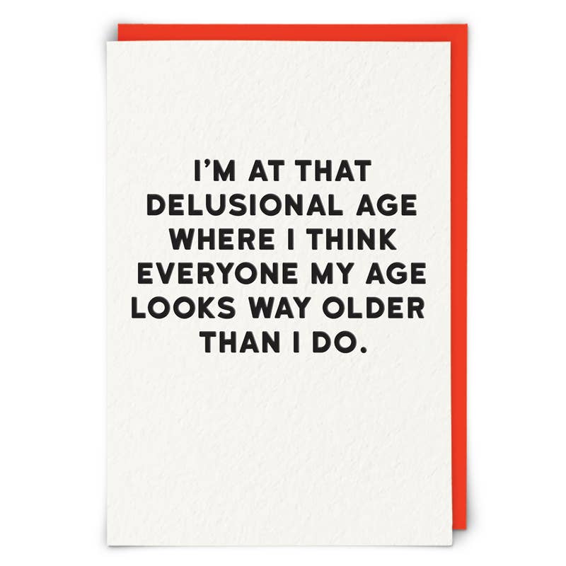 Redback Cards - Delusional Greeting Card