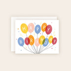 Molly Marie Pea - Bunch of Balloons Birthday Card