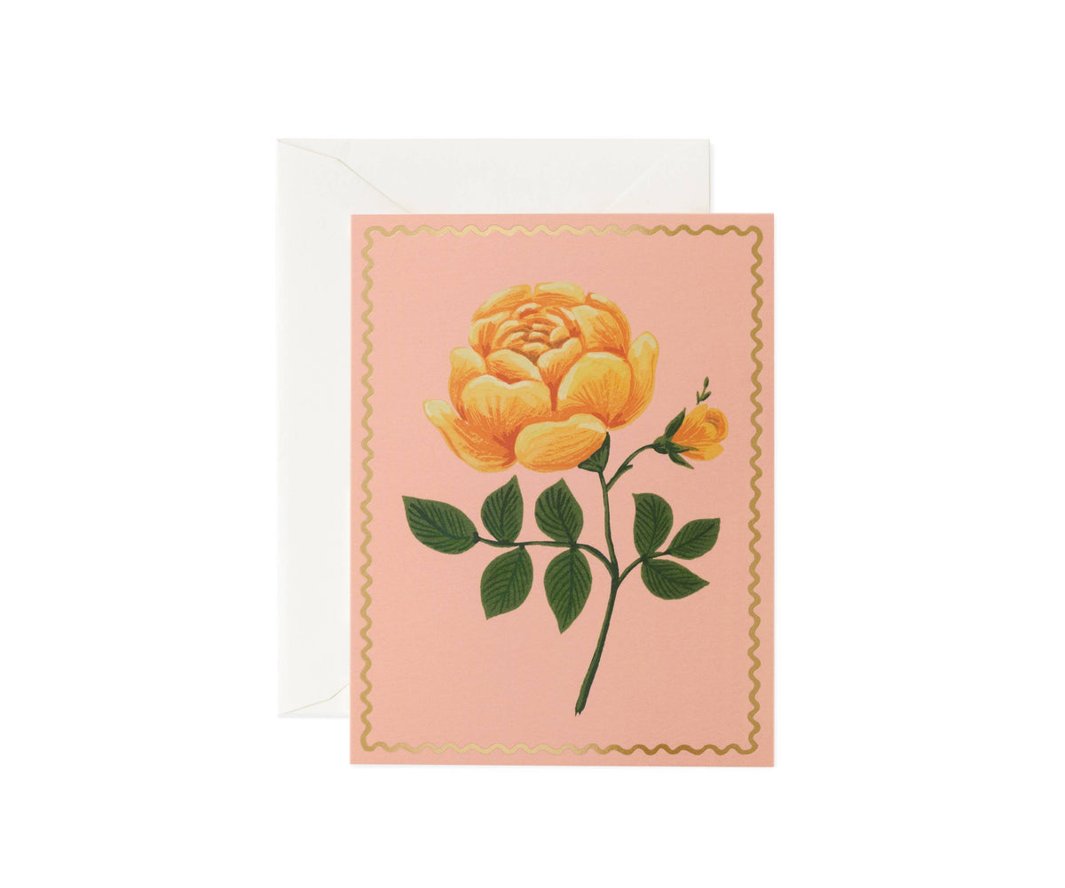 Rifle Paper Co. - Yellow Rose Card