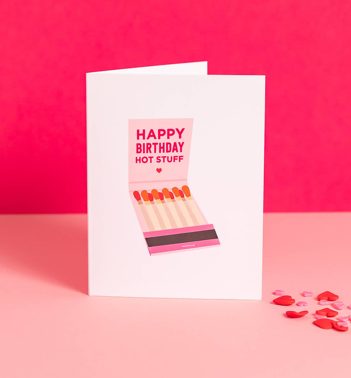 Graphic Anthology Greeting Cards - Hot Stuff birthday card | matchbook greeting card