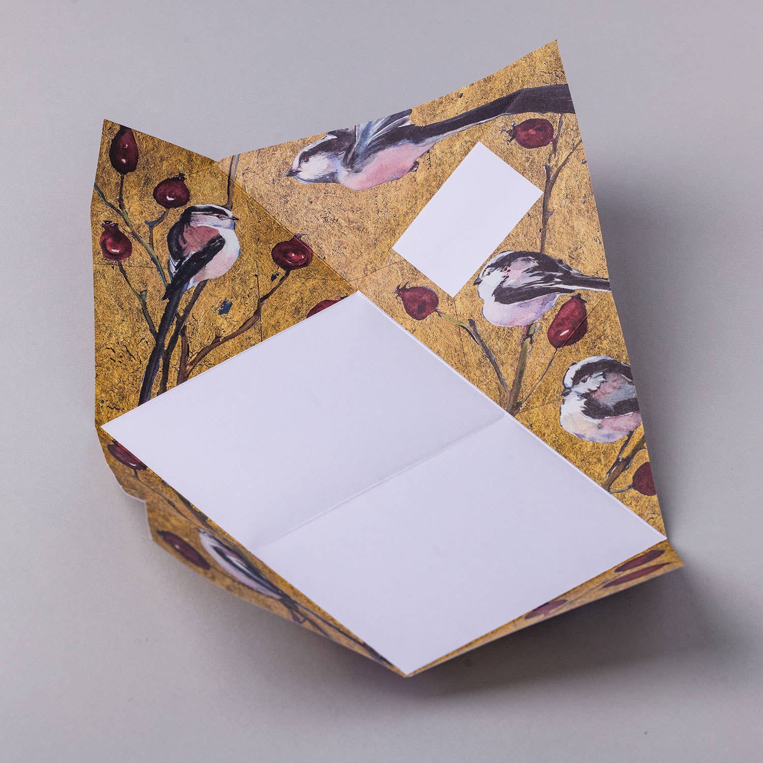 pigeonposted - Golden Flight Pigeon, Folding Letter Set – pack of 6
