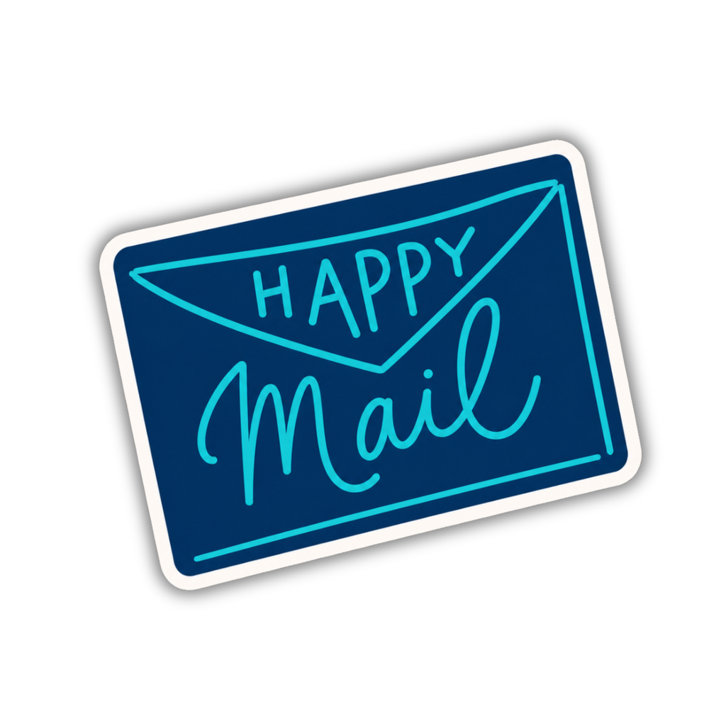 inviting affairs paperie - Happy Mail Sticker Sheet